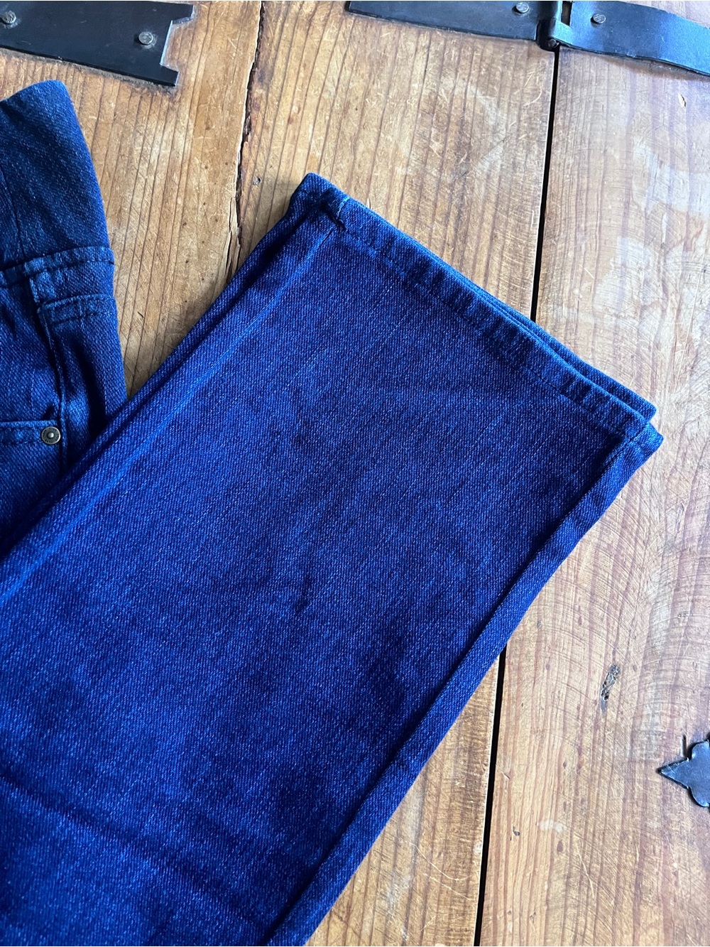 Belle by Kim Gravel Navy Stretch Jeggings - Picture 2 of 4